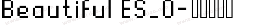 Beautiful ES_0字体转换